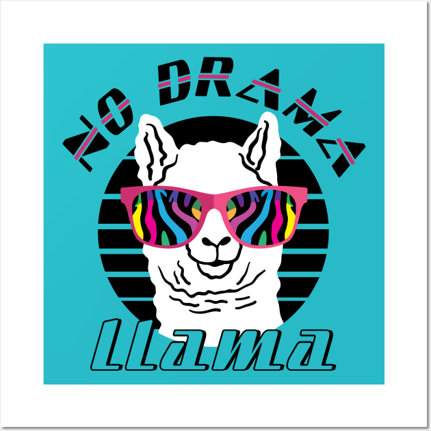 No Drama Llama Wall Art by Sharayah